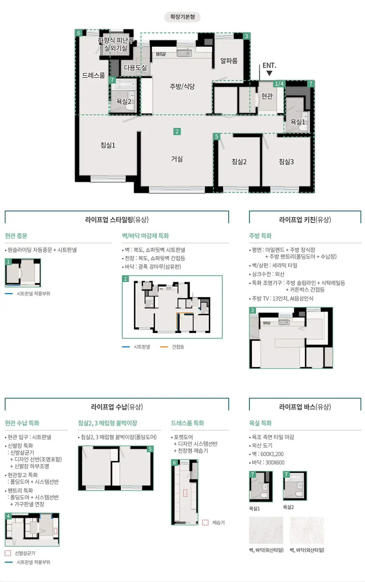 84a타입 평면도
